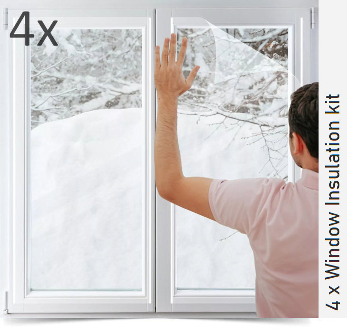 4 window film insulation kit